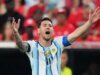 Lionel Messi invicto quando o árbitro do ENG-ARG Ismael Elfath trabalha