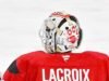 Au camp de perfeição du Canadien: des souvenirs des Nordiques et de son grand-papa sur son masque