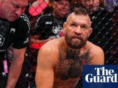 O tão esperado retorno de Conor McGregor ao UFC termina após 69 segundos com lesão no joelho