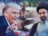 Efigie gigante de Lego de Trump arde en llamas en Irán (VIDEO)