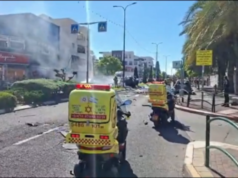 Un muerto en atentado con coche bomba en Israel (VIDEOS)
