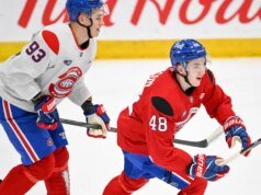 À VOIR | Antes do anúncio do seu contrato: Ivan Demidov patinait à Brossard com Lane Hutson… e o mesmo não aconteceu às 8h