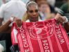 Serena Williams abandona as duplas de Wimbledon devido a uma lesão no joelho