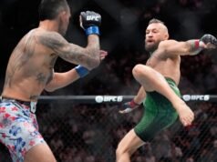 Conor McGregor sofre lesão precoce no joelho e perde para Max Holloway no UFC 329
