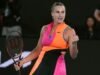 Sabalenka, a melhor classificada, é a manchete do campo aberto feminino do Banco Nacional