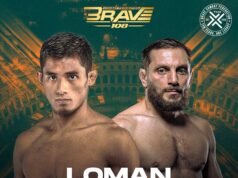 Stephen Loman enfrenta um teste severo na luta de retorno do BRAVE CF