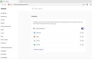 La nueva función Container de Courageous es un salvavidas para cualquiera que haga malabarismos con varias cuentas