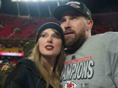 Companheiros de equipe de Travis Kelce e outras pessoas envolvidas com esportes comparecem ao seu casamento com Taylor Swift