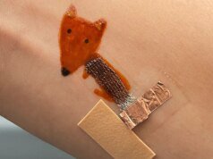 Puedes pintar este dispositivo portátil en tu piel como si fuera un tatuaje para controlar tu actividad cardíaca y cerebral.