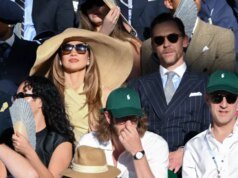 El ‘inapropiado’ sombrero de Jennifer López casi eclipsa el tenis en Wimbledon