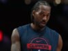 Como fica o boné e a imagem do elenco dos Raptors após a aquisição de Kawhi Leonard
