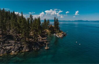Un oso negro asaltando un bote de basura en un garaje de Lake Tahoe desencadena un dramático encuentro con la vida silvestre