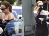 Bianca Censori muestra su trasero con un catsuit completamente transparente en una cita en Los Ángeles