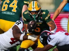 Rankin lidera com três TDs enquanto Elks atropela Redblacks sem vitória