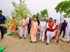 Adityanath señala preocupaciones ambientales y lanza una campaña de árboles jóvenes de 35 millones de rupias