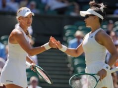 Dabrowski, do Canadá, perde last de duplas femininas em Wimbledon