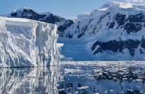 Los científicos descubren una estructura gigante en forma de abanico debajo de la capa de hielo de la Antártida