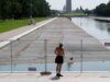 Trump cube que Reflecting Pool ha sido drenado para reparaciones