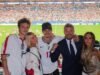 Los Beckham se reúnen para el choque de la Copa Mundial de Inglaterra mientras Brooklyn permanece en Nueva York en medio de una disputa acquainted