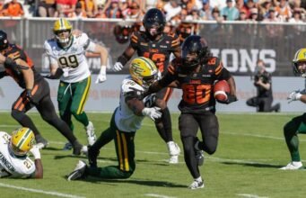 Butler e os Leões conquistam a primeira vitória ao entregar aos Elks a primeira derrota da temporada