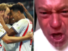 Ross Kemp literalmente babea sobre su camiseta de Inglaterra celebrando los goles de Jude Bellingham