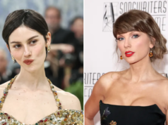 La invitada a la boda de Taylor Swift, Gracie Abrams, fue criticada por los fanáticos por una foto del ex de la novia