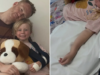 Strictly Star comparte una imagen espantosa del brazo de su hija roto fuera de lugar