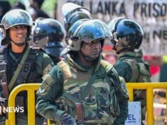 Motines en cárceles de Sri Lanka dejan 26 muertos y más de 100 heridos