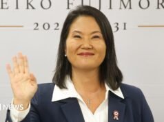 Keiko Fujimori declarada ganadora de las elecciones presidenciales de Perú semanas después de la votación