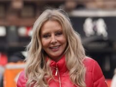 Carol Vorderman comparte una horrible experiencia de salud después de ser trasladada de urgencia al hospital