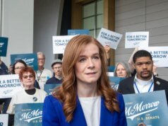 Mallory McMorrow suspende campaña para el Senado en Michigan