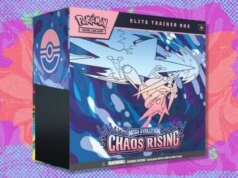 La Caja de Entrenador Elite Chaos Rising de JCC Pokémon ha bajado a un nuevo precio récord en Amazon: ahorra más de $40