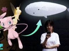 Suaves robots voladores inspirados en Disney, Studio Ghibli y Pokémon