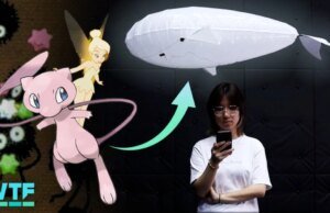 Suaves robots voladores inspirados en Disney, Studio Ghibli y Pokémon