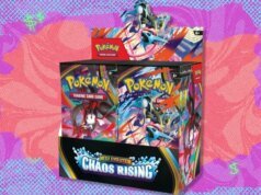 La caja expositora de sobres Chaos Rising Booster del paquete de 36 de JCC Pokémon tiene grandes descuentos en Amazon: cómprela por menos de $ 220