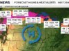Los mapas muestran alertas de calor mientras las temperaturas extremas amenazan a millones