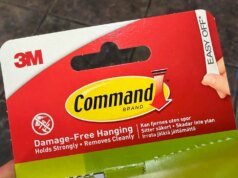 Estás usando mal las tiras Command de 3M