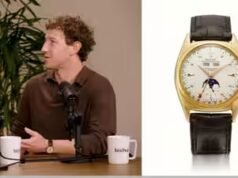 Mark Zuckerberg usó un reloj antiguo de la década de 1950 valorado en 2 millones de dólares que sigue los ciclos de la luna.