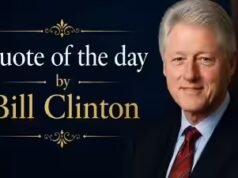 Cita del día de Invoice Clinton: «Si vives lo suficiente, cometerás errores. Pero si aprendes de ellos, serás una mejor persona. Lo importante es cómo manejas la adversidad, no cómo te afecta. Lo principal es nunca rendirte, nunca rendirte, nunca rendirte».