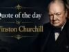 Frase del día de Winston Churchill: "Estoy preparado para encontrarme con mi Hacedor. Si mi Hacedor está preparado para la gran prueba de encontrarse conmigo es otra cuestión."