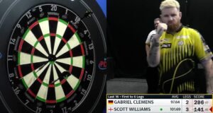 Williams acerta NINE-DARTER por uma rota não convencional!