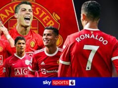 As melhores habilidades e exibições de Cristiano Ronaldo para o Man Utd