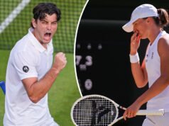 Encerramento do dia 6 de Wimbledon: o atual campeão Swiatek cai, enquanto Fritz, Tiafoe e Dimitrov avançam