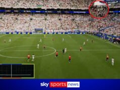 A bola bateu no cabo Spidercam antes do empate da Inglaterra? Sensor FIFA revela tudo…