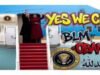 Una foto manipulada de Obamas & Air Drive One con graffiti