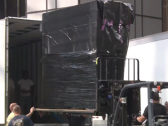 Tripulaciones descargando equipos fuera de MSG, alimentando los rumores de boda de Taylor Swift y Travis Kelce