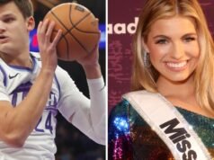 ¡Fuegos artificiales! El nuevo pívot de los Lakers, Walker Kessler, propuso a Abbie Stockard, Miss América 2025