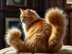 Proverbio vietnamita del día: "El gato alaba su cola por ser larga" nos advierte contra caer en la trampa de la autoadmiración, la arrogancia