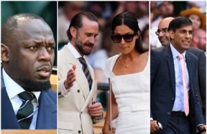 ¿Quién está en el palco actual de Wimbledon? Usain Bolt, Joseph Fiennes y Rishi Sunak entre los rostros famosos del día 5